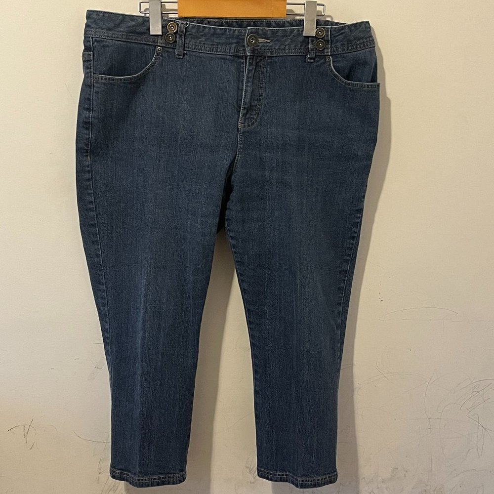 CHRISTOPHER & BANKS PETITES | Women's Jeans Blue Size 16